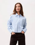 CATWALK JUNKIE BLOUSE TUCK-IN BLUE