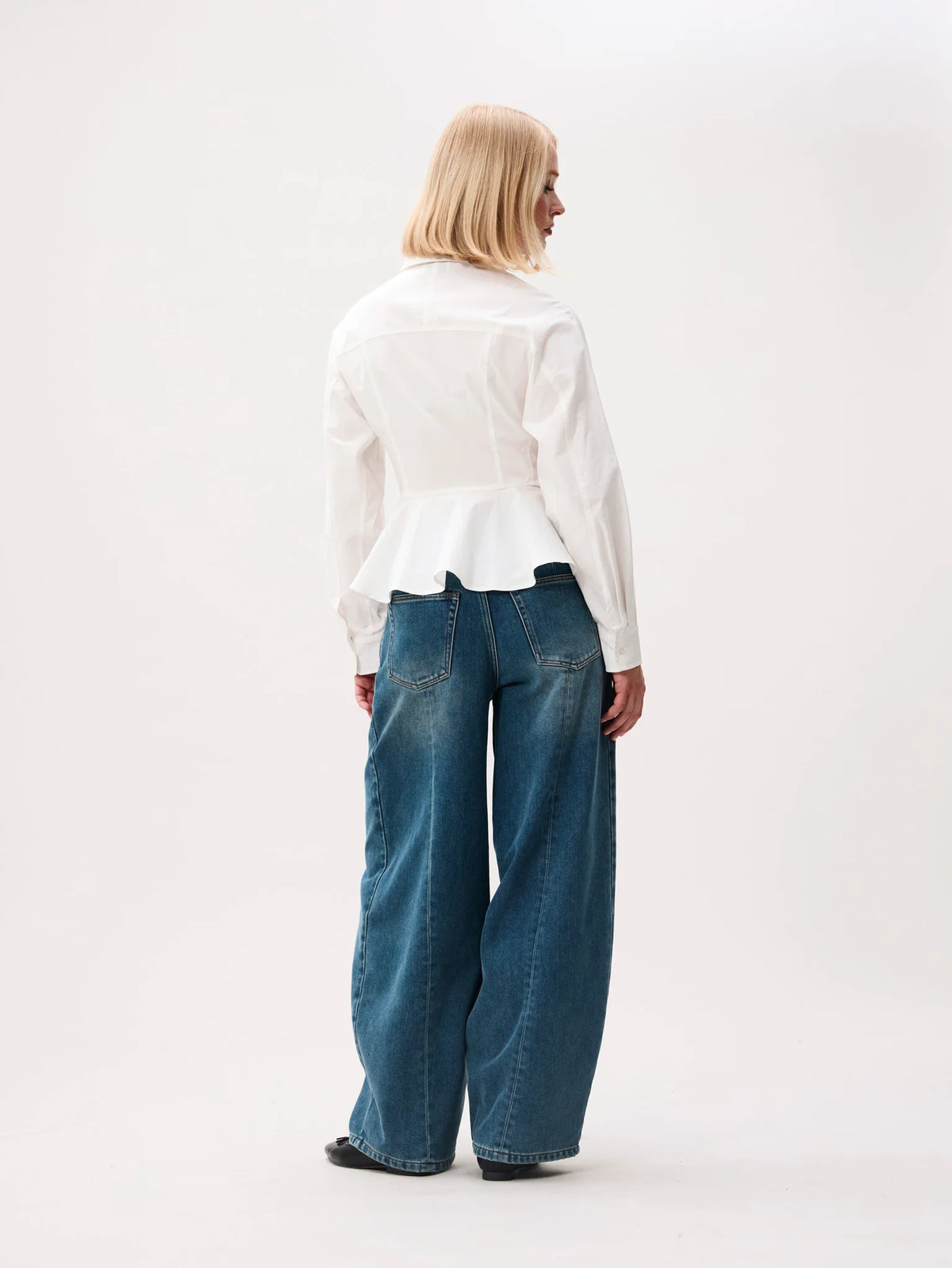 CATWALK JUNKIE BLOUSE PEPLUM CREAM