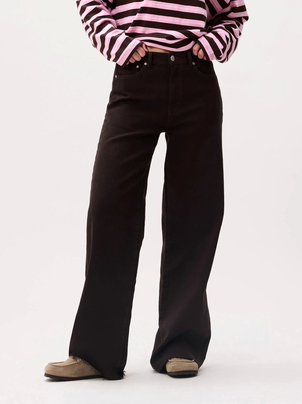CATWALK JUNKIE JEANS LOOSE FIT DARK CACAO