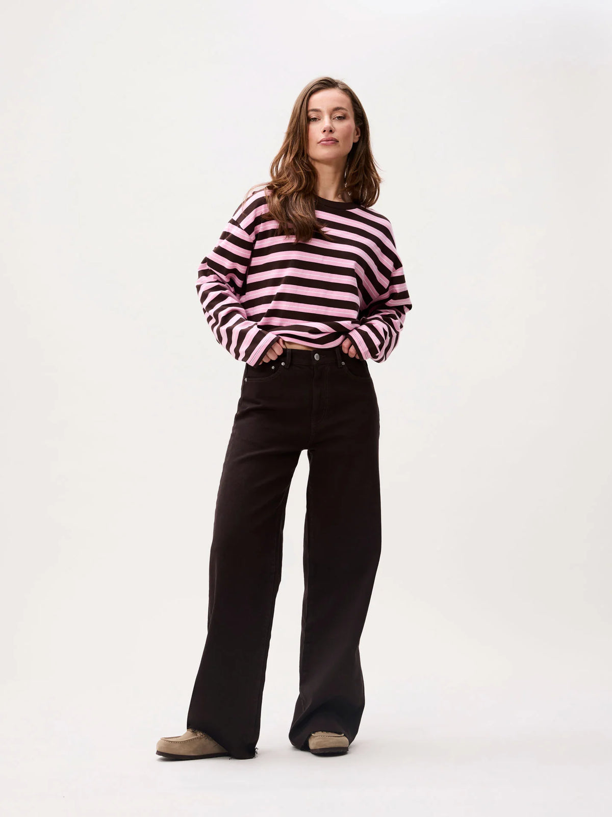 CATWALK JUNKIE JEANS LOOSE FIT DARK CACAO