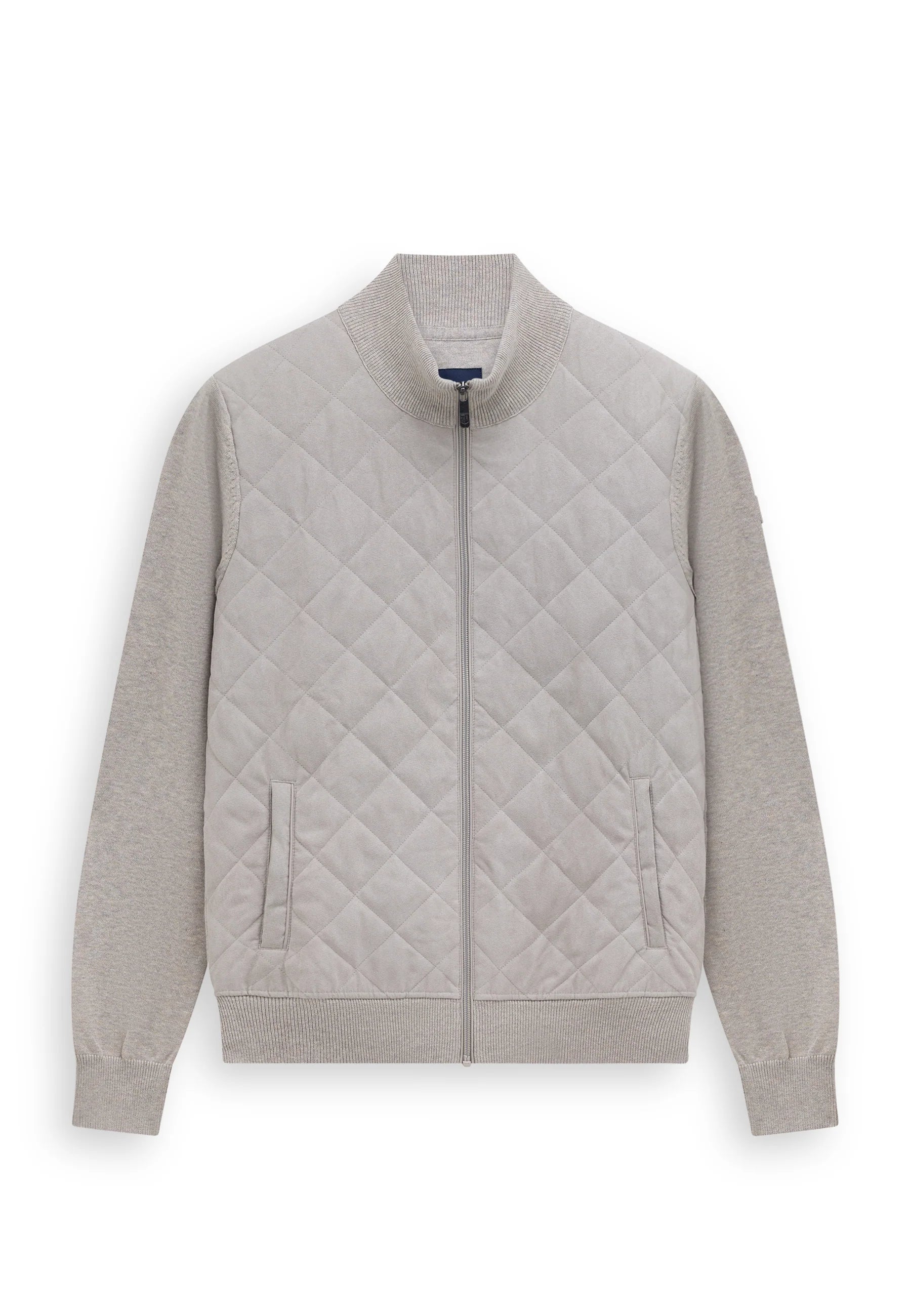 STATE OF ART VEST MET DOORGESTIKTE VOORZIJDE TAUPE