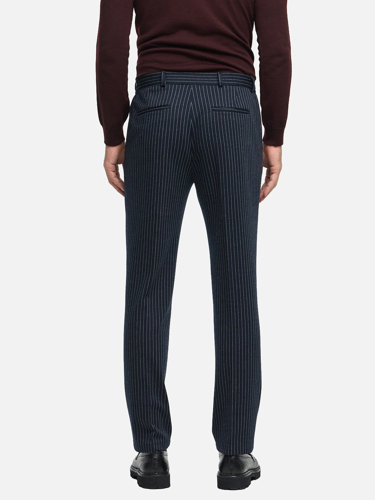 ZUITABLE PANTS DICONNOR STRIPE DARK NAVY