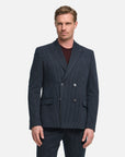ZUITABLE COLBERT DIHUGO STRIPE SLIM FIT DARK NAVY