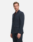 ZUITABLE COLBERT DIHUGO STRIPE SLIM FIT DARK NAVY