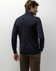 STATE OF ART ATELIER PULLOVER MET MERINOWOL DONKERBLAUW