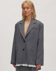 EDITED BLAZER CAMELLA WOOL GREY MELANGE