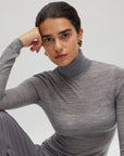 EDITED PULLOVER HATTI MERINO WOOL GREY MELANGE