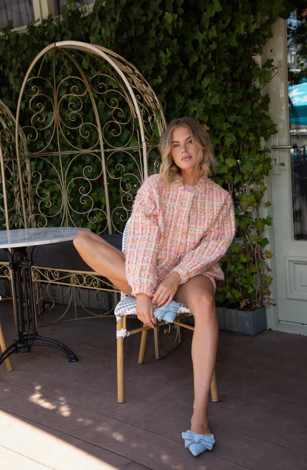 STUDIO AMAYA BOMBER FLEUR MULTI PRINT