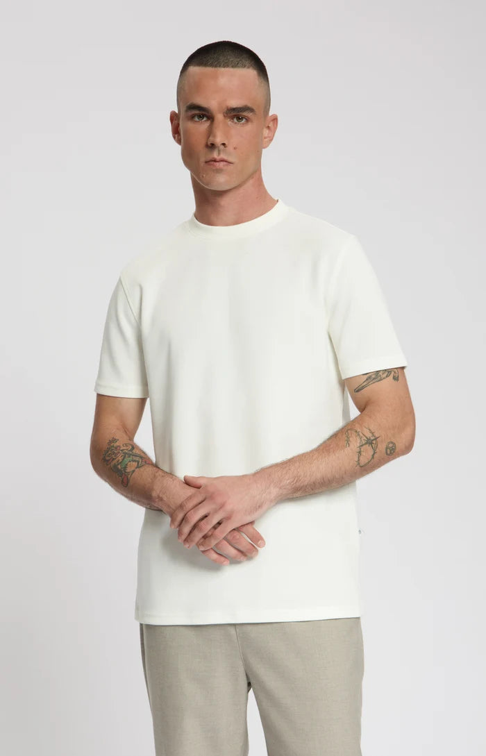 LAW OF THE SEA T-SHIRT OUTCROP BASIC TEES COCONUT MILK
