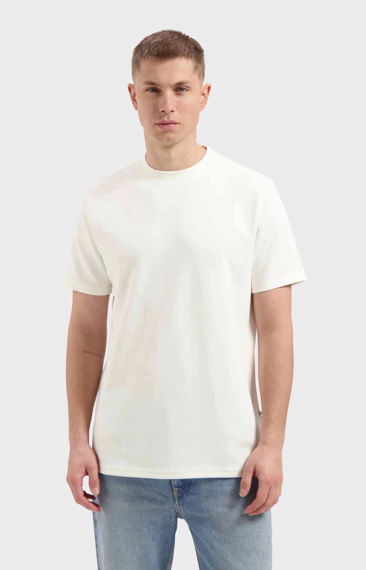 LAW OF THE SEA T-SHIRT OUTCROP BASIC TEE COCONUT MILK