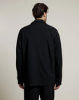 AEDEN OVERSHIRT ALBANO SHIRT BLACK