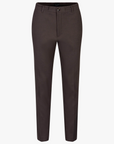 CAVALLARO PANTS ZEDENIO BROEK REGULAR FIT DARK BROWN MELANGE