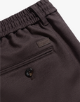 CAVALLARO PANTS ZEDENIO BROEK REGULAR FIT DARK BROWN MELANGE