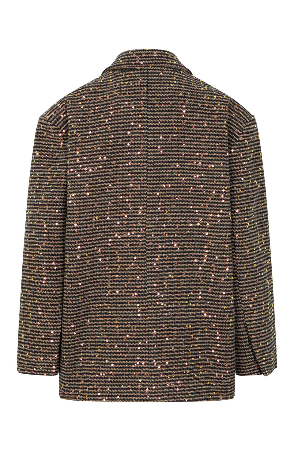 STUDIO AMAYA BLAZER MIDNIGHT PAILLETTEN OVERSIZED MULTI PRINT