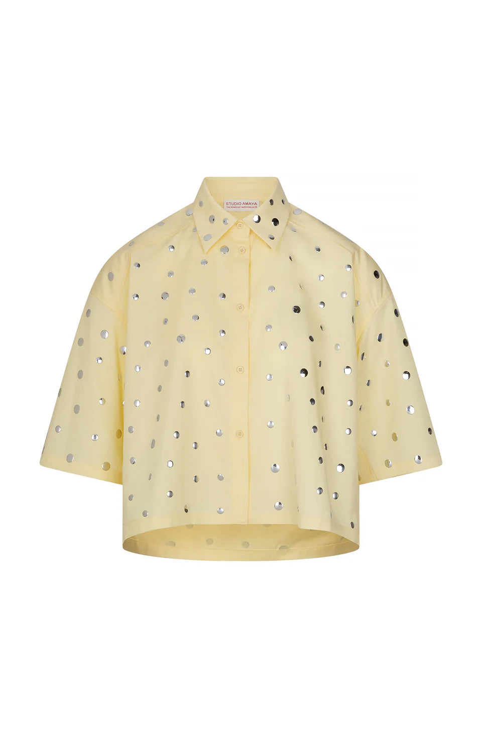 STUDIO AMAYA BLOUSE MARA STUDS YELLOW