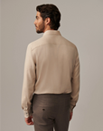 CAVALLARO OVERHEMD FERRUCINI SLIM FIT SAND