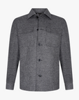 CAVALLARO OVERSHIRT ALGHERO PLATINUM ANTRACITE