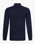 CAVALLARO PULLOVER MERINO HALF ZIP TRUI DARK BLUE