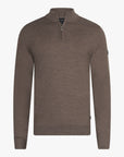 CAVALLARO PULLOVER MERINO HALF ZIP TRUI TAUPE