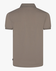 CAVALLARO POLO DARIONE REGULAR FIT POLOSHIRT TAUPE