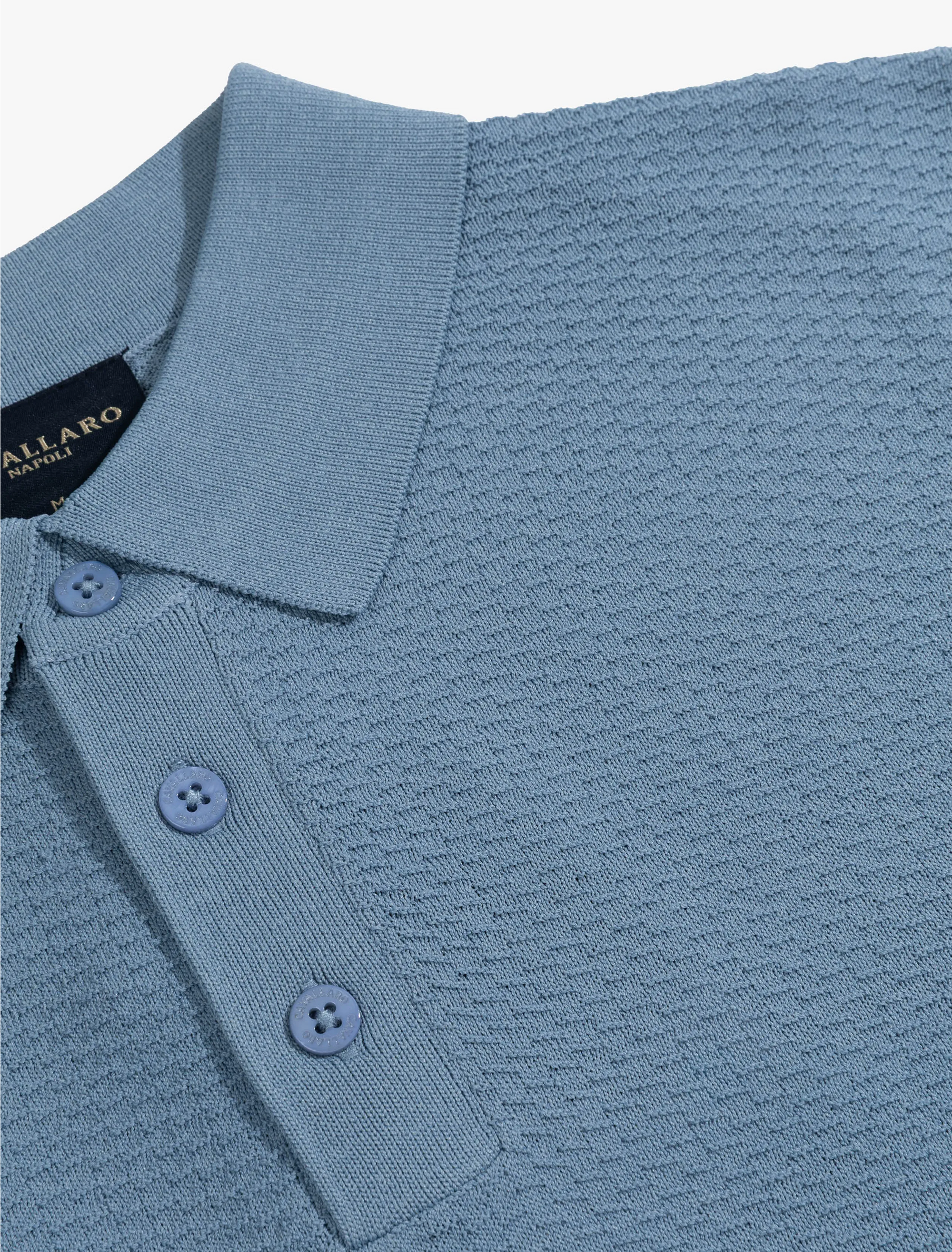 CAVALLARO POLO MILANIO LIGHT BLUE