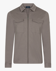 CAVALLARO OVERSHIRT ZAVERIO OVERHEMD TAUPE MELANGE