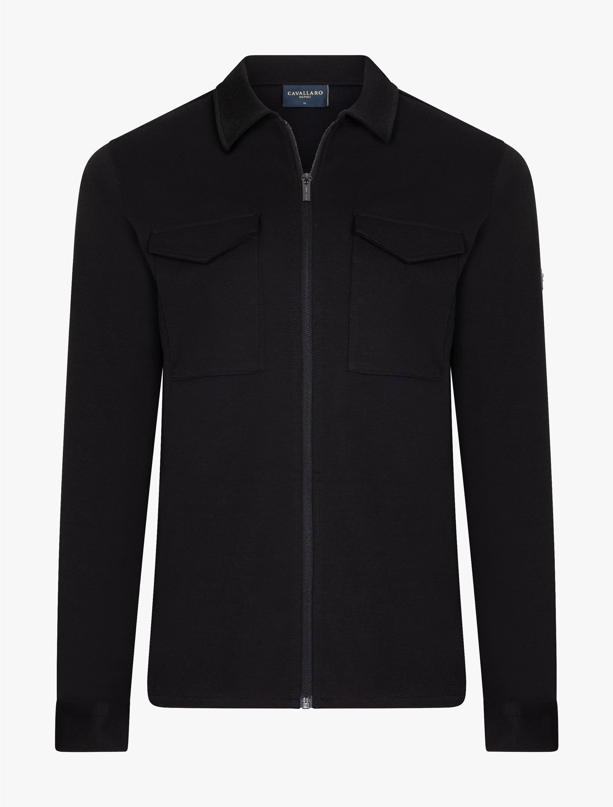 CAVALLARO OVERSHIRT ZERADINO BLACK