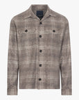 CAVALLARO OVERSHIRT SELVONI CHECK TAUPE