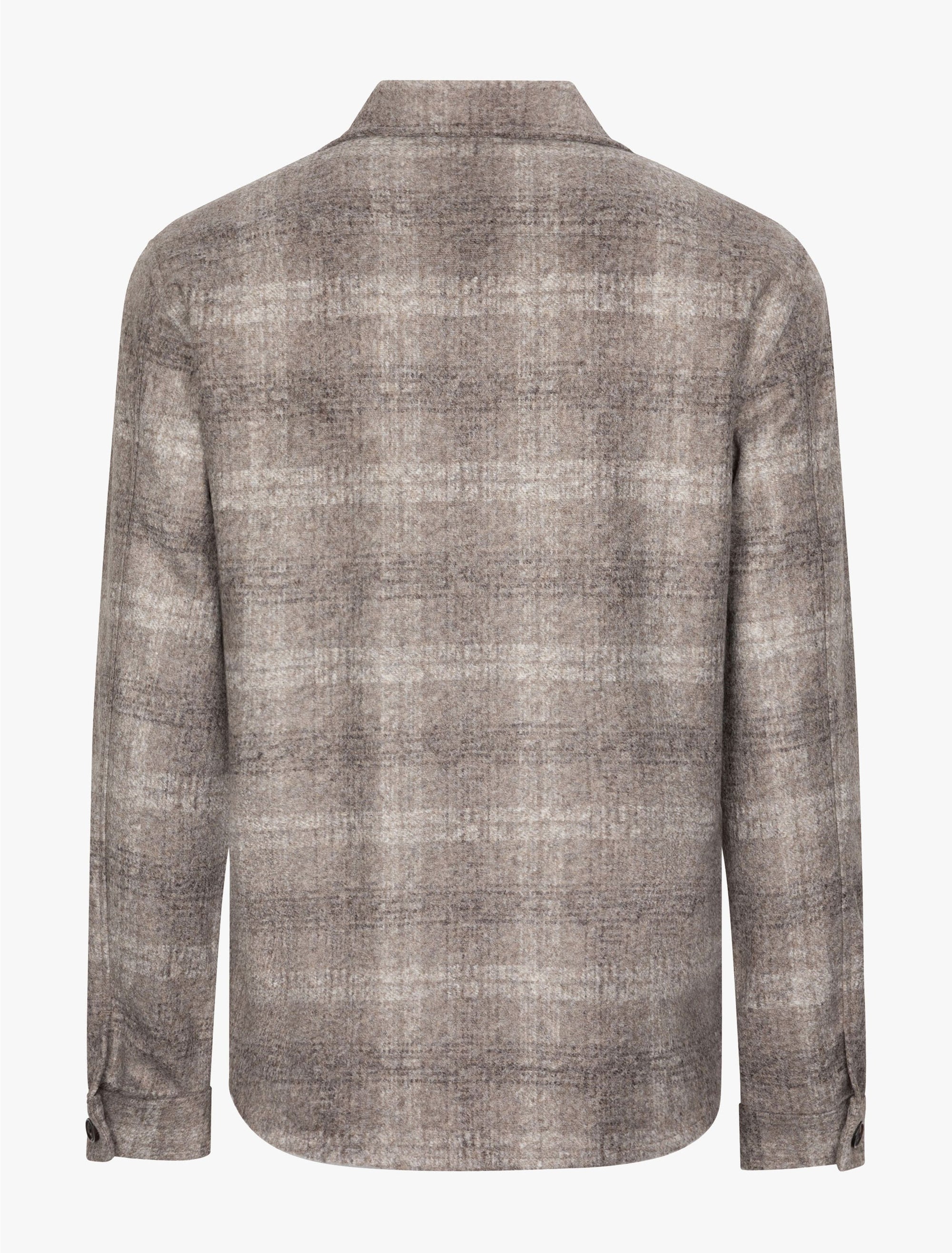 CAVALLARO OVERSHIRT SELVONI CHECK TAUPE