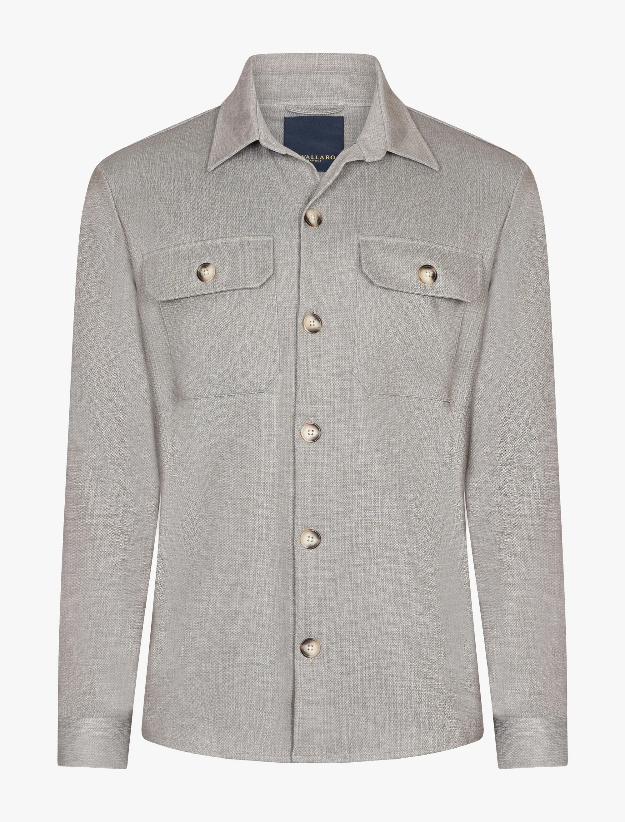 CAVALLARO OVERSHIRT PERIZZO TAUPE