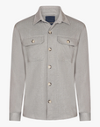 CAVALLARO OVERSHIRT PERIZZO TAUPE