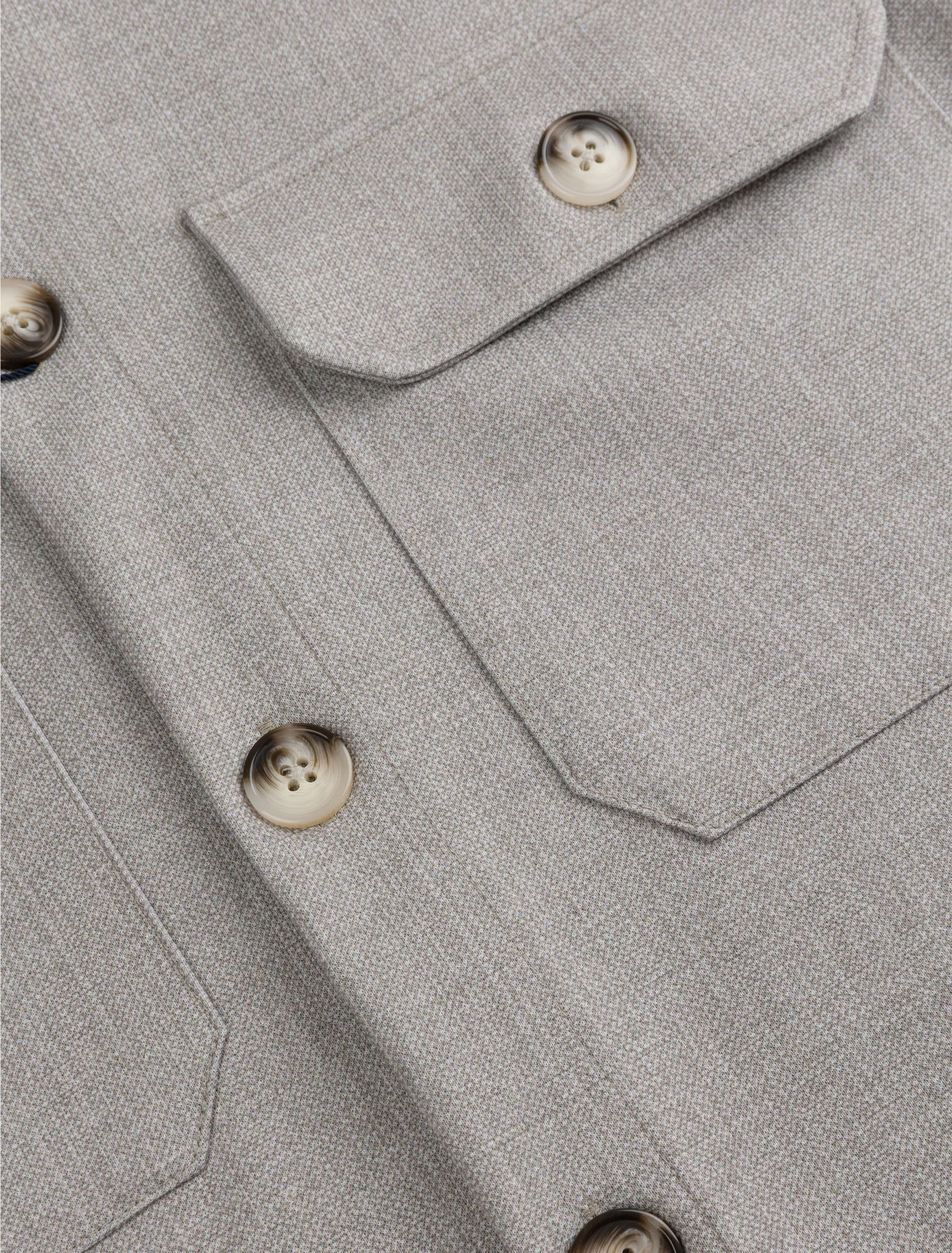 CAVALLARO OVERSHIRT PERIZZO TAUPE