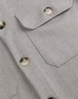 CAVALLARO OVERSHIRT PERIZZO TAUPE