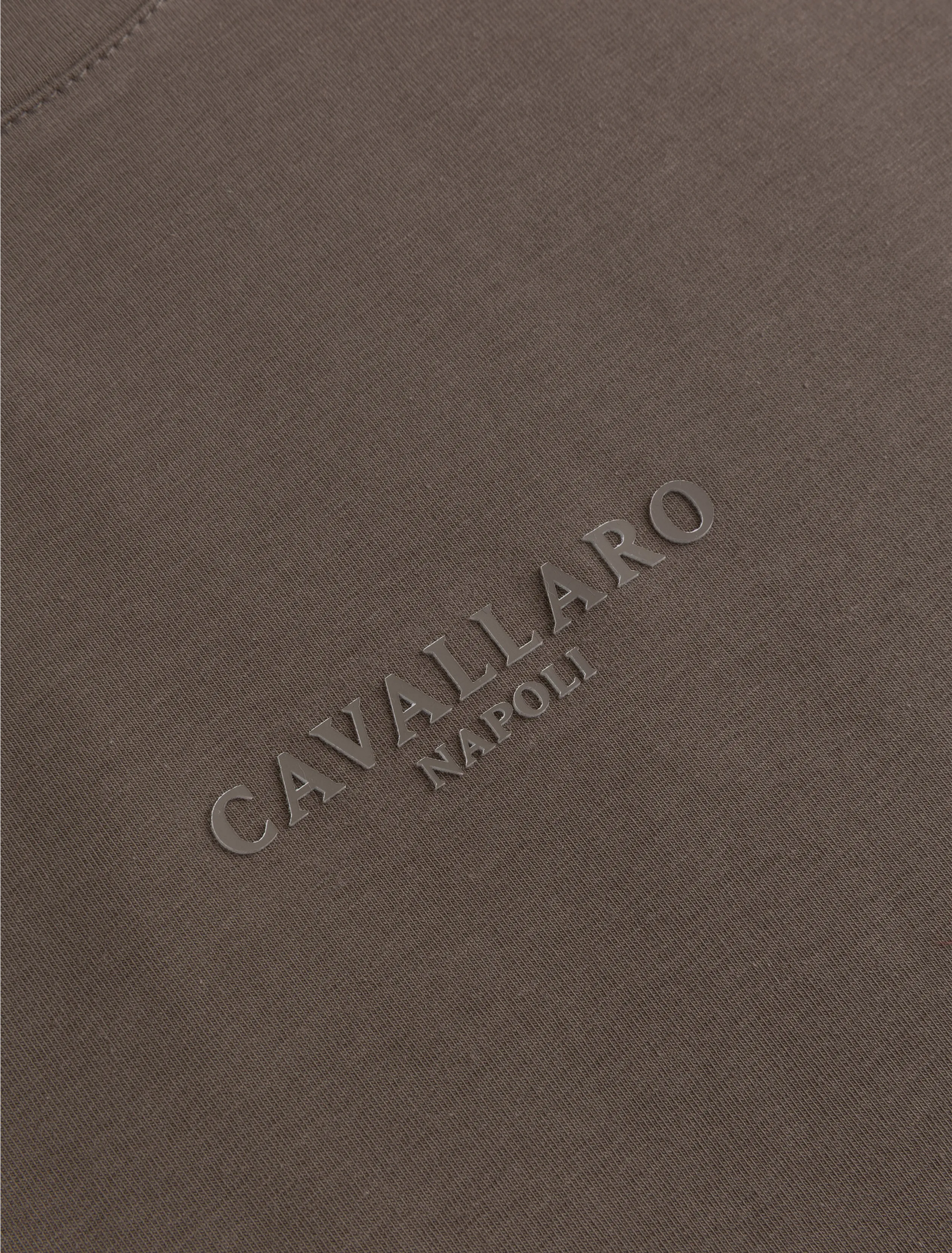 CAVALLARO T-SHIRT BARI DARK TAUPE