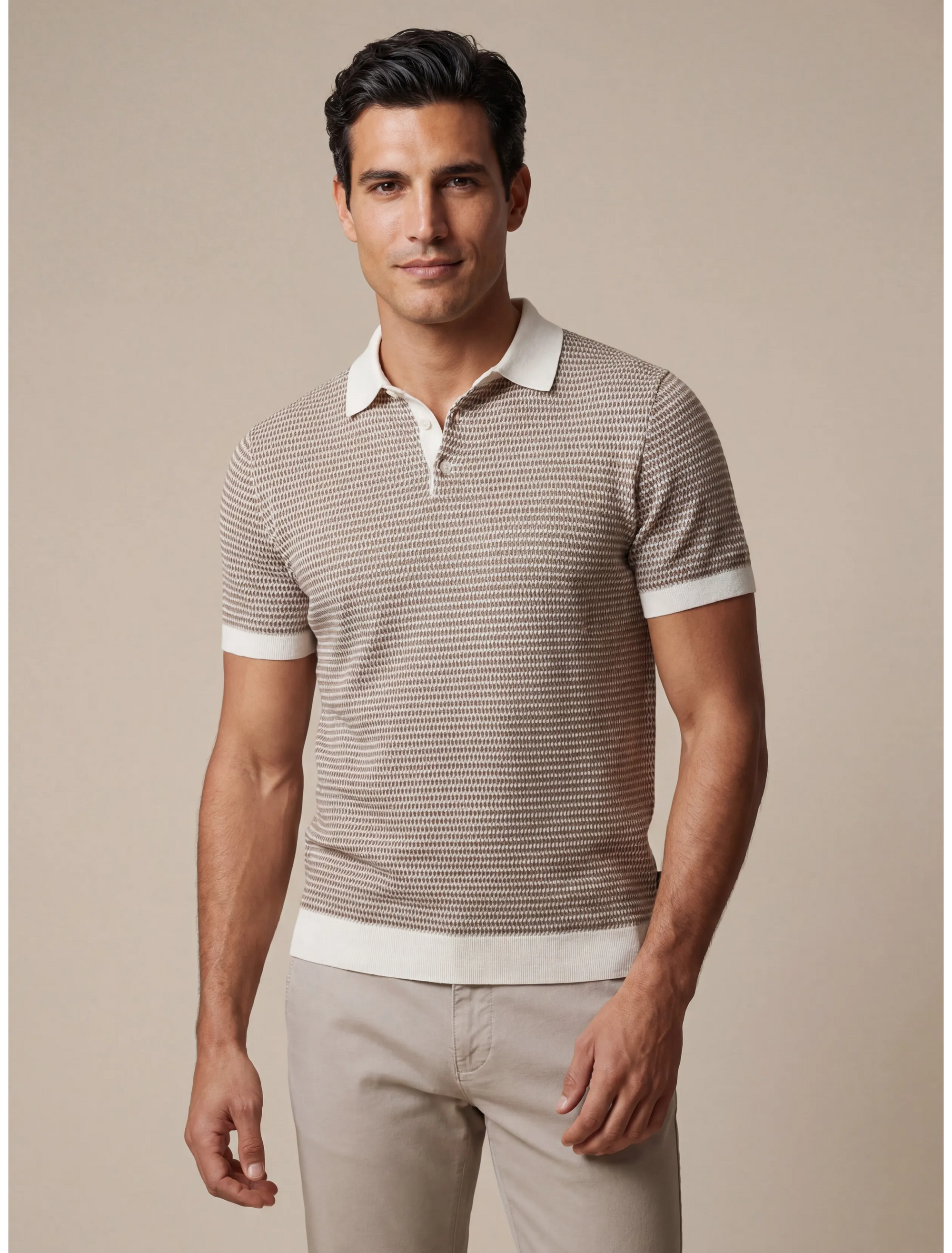 CAVALLARO POLO MULTIPO TAUPE