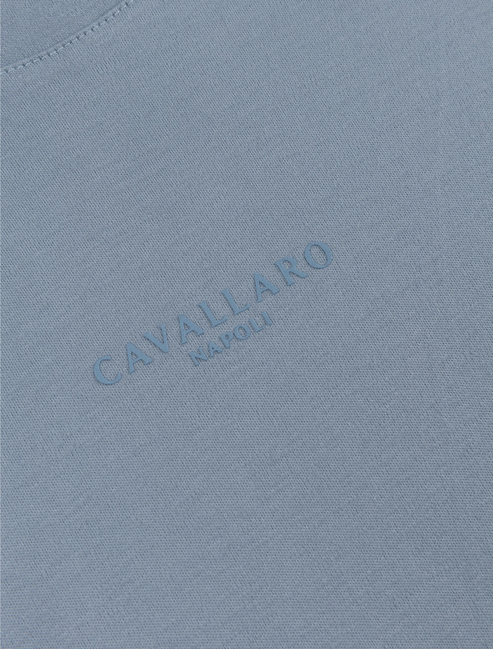 CAVALLARO T-SHIRT LUVATI LIGHT BLUE