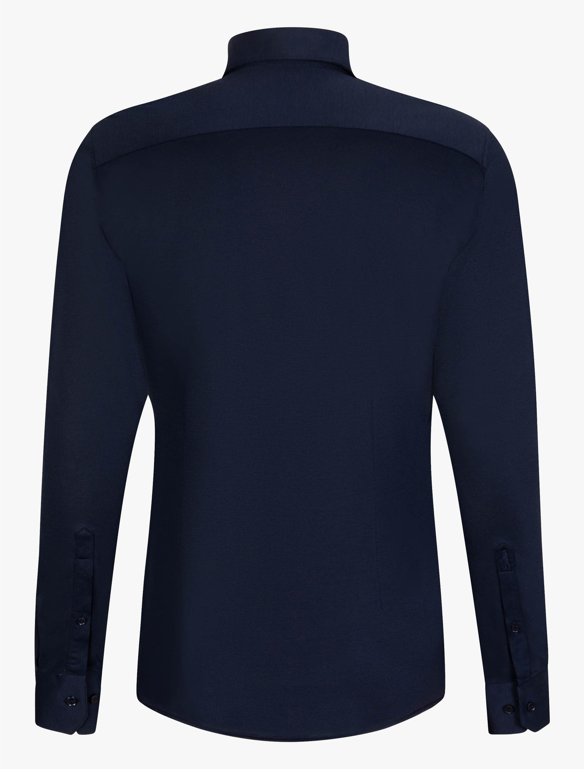 CAVALLARO OVERHEMD COMPATTIO LUXURY TECH KNIT DARK BLUE