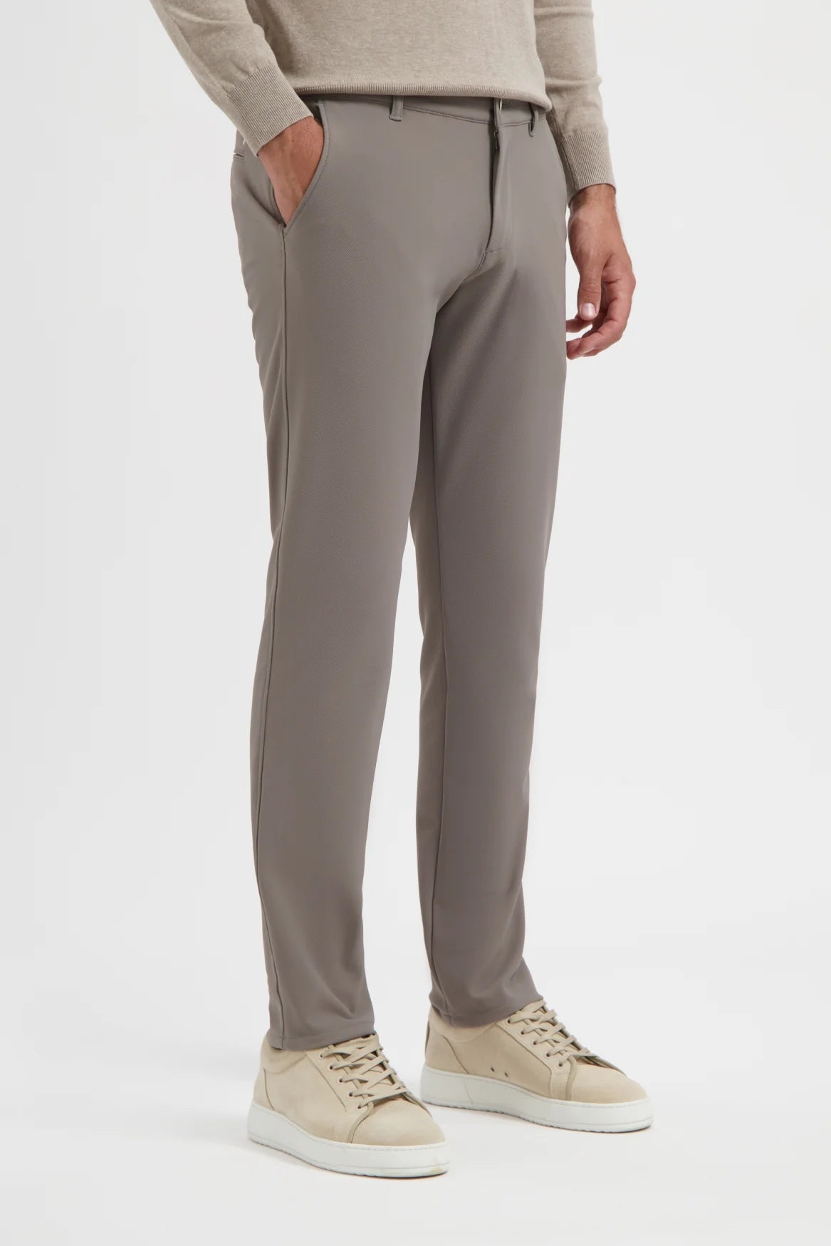 NORTH84 PANTS SENSITIVE TRAVEL BONDED TAUPE
