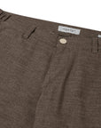 NORTH84 PANTS CHINO WOOL LOOK BROWN