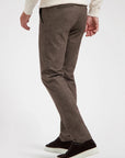 NORTH84 PANTS CHINO WOOL LOOK BROWN