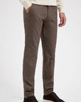 NORTH84 PANTS CHINO WOOL LOOK BROWN