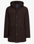 CAVALLARO PLATINUM JAS VILLATI PARKA DARK BROWN
