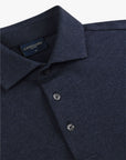 CAVALLARO POLO CAMICIA DARK BLUE MELANGE
