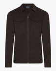 CAVALLARO OVERSHIRT ZERADINO DARK BROWN