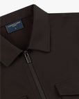 CAVALLARO OVERSHIRT ZERADINO DARK BROWN