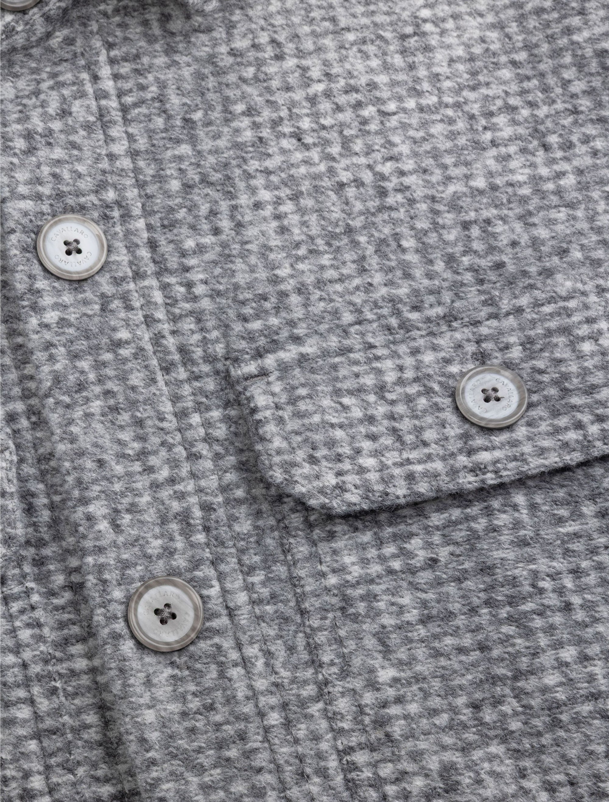 CAVALLARO OVERSHIRT FELISIO MID GREY