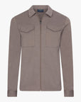 CAVALLARO OVERSHIRT ZERADINO MELANGE TAUPE MELANGE