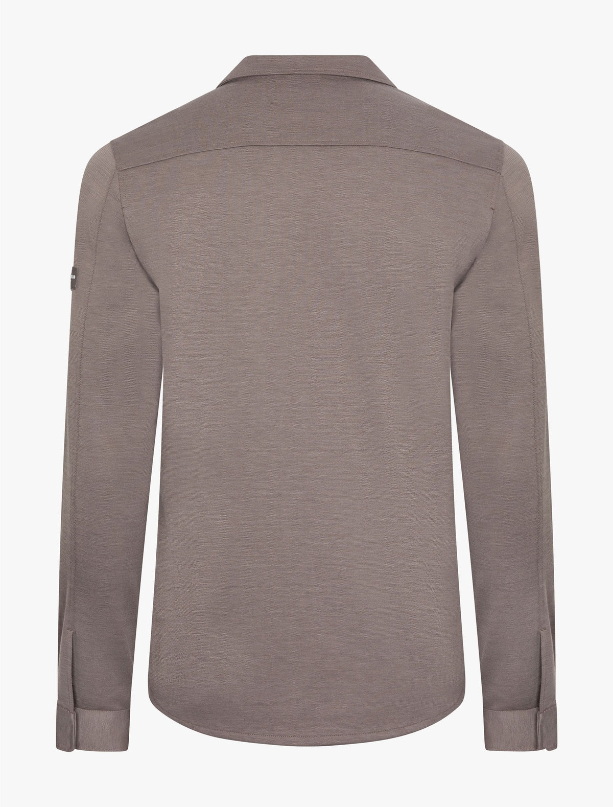CAVALLARO OVERSHIRT ZERADINO MELANGE TAUPE MELANGE