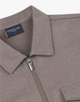 CAVALLARO OVERSHIRT ZERADINO MELANGE TAUPE MELANGE