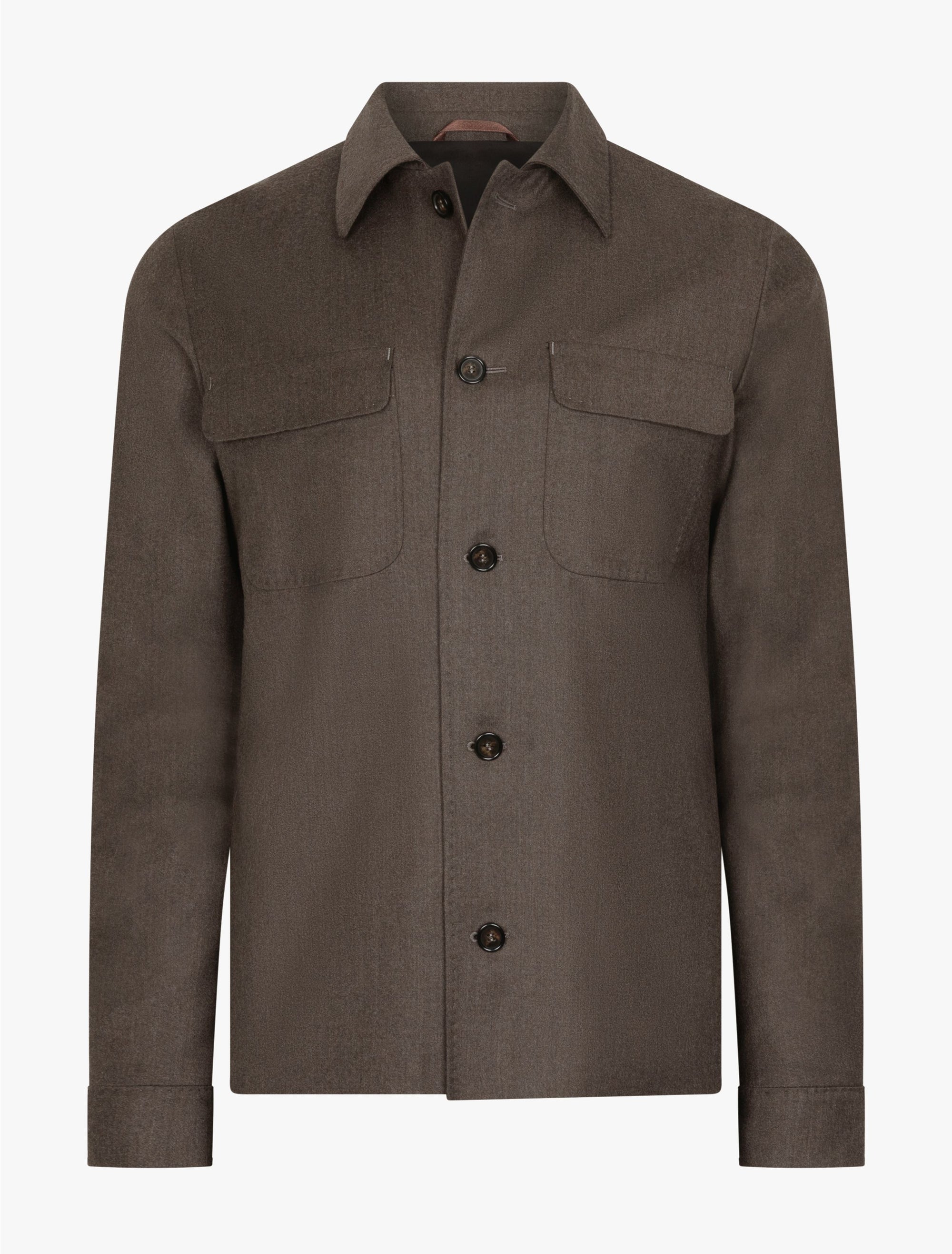 CAVALLARO OVERSHIRT LENNO LUXE DARK TAUPE